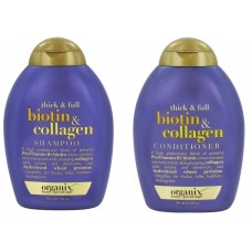 Organix Thick and Full Biotin and Collagen Shampoo and Conditioner